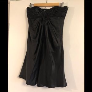 Silk Strapless Dress